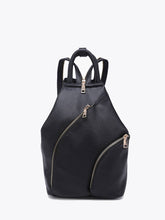 Load image into Gallery viewer, Maura Diagonal Zipper Backpack