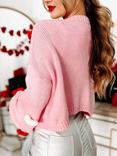 Load image into Gallery viewer, Heart balloon sleeves Cardigan