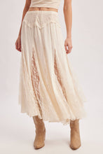 Load image into Gallery viewer, Wild Grace Lace Maxi Skirt Black