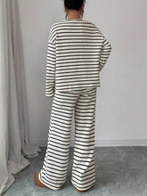 Load image into Gallery viewer, Stripe Knit Lounge Set