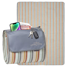 Load image into Gallery viewer, River Rock Woven Stripe Picnic Blanket