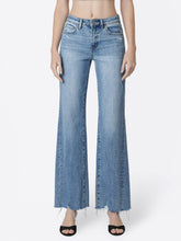 Load image into Gallery viewer, HIGH RISE SLANT SIDE SEAM VINTAGE FLARE JEANS F9128