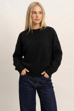 Load image into Gallery viewer, The Classic Black Knit Sweater