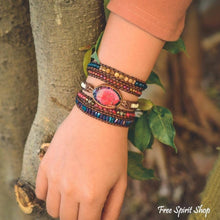 Load image into Gallery viewer, Imperial Jasper & Apatite Wrap Bracelet