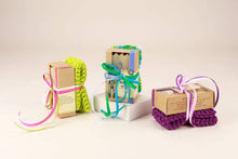 Load image into Gallery viewer, Handmade Wash Cloth with Goat Milk Soap