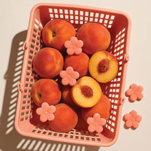 Load image into Gallery viewer, Peach and Mint Exfoliating Sugar Scrubbies