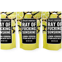 Load image into Gallery viewer, Ray of Fucking Sunshine Bath Salts 12oz Bag