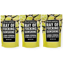 Load image into Gallery viewer, Ray of Fucking Sunshine Bath Salts 12oz Bag