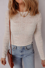 Load image into Gallery viewer, Cherish Sheer Lace Top