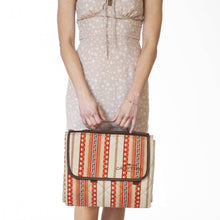 Load image into Gallery viewer, Chinlee Printed Stripe Picnic Blanket