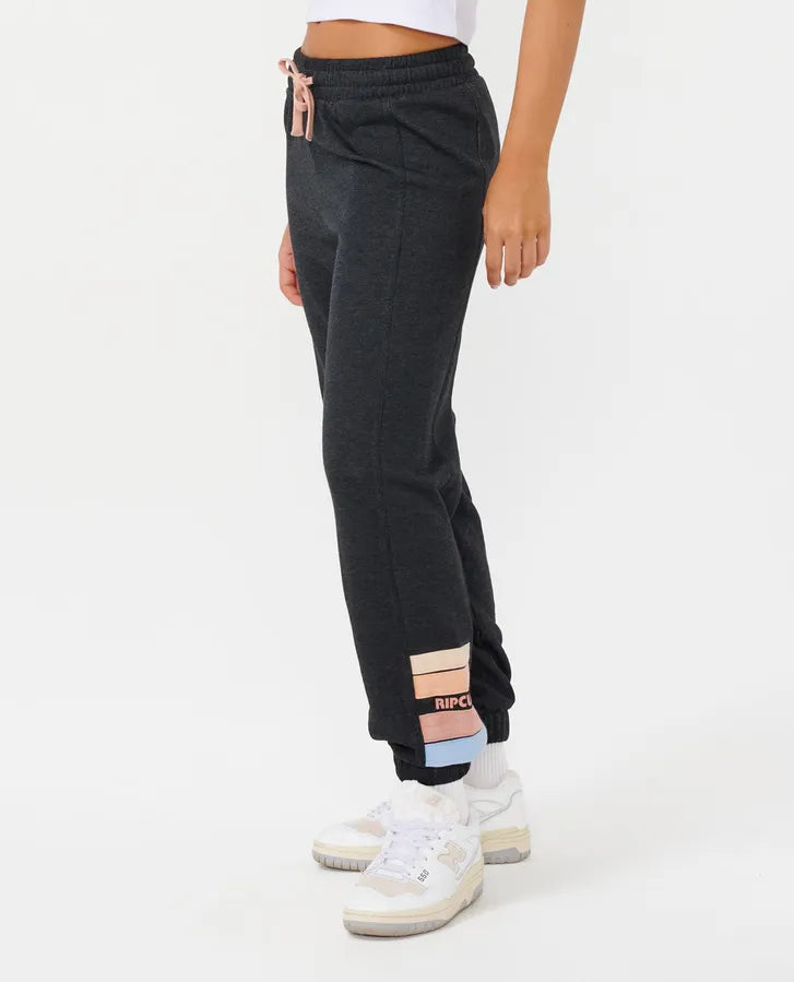 High Tide Track Pants Black Marle