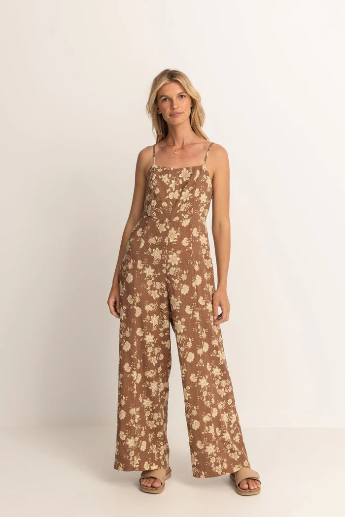 Nova Paisley Wide Leg Jumpsuit