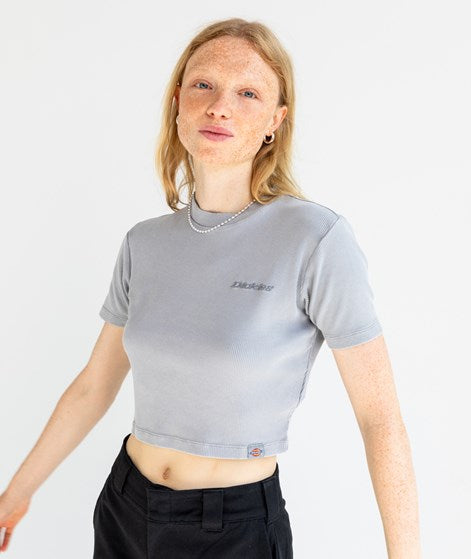 Plentywood Cropped T-Shirt Grey