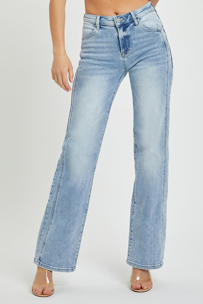 Midi Straight Leg Jean