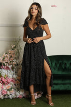 Load image into Gallery viewer, Classic Charm Black Pokadot Dress
