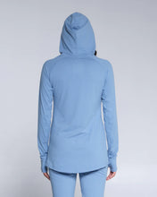 Load image into Gallery viewer, Thrill Seekers Marine Blue Hooded Sunshirt
