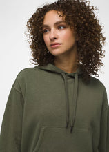 Load image into Gallery viewer, Cozy Up Crop Hoodie Rye Green Heather
