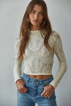 Load image into Gallery viewer, Dahila Jacquard Mock Neck Long Sleeve
