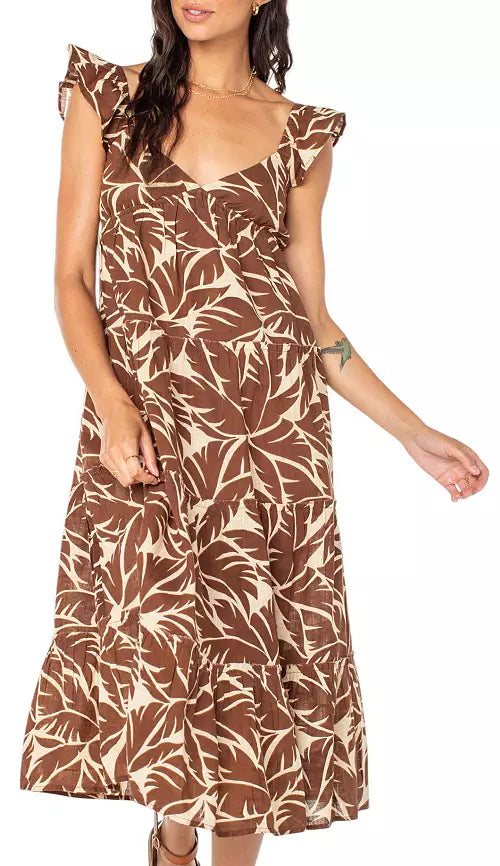 Palmy Days Midi Dress