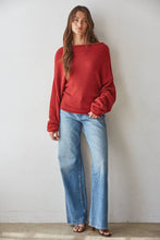 Load image into Gallery viewer, Cranberry Kiss Sweater
