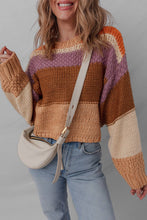 Load image into Gallery viewer, Golden Hour Colorblock Sweater
