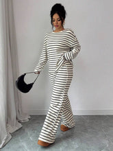 Load image into Gallery viewer, Stripe Knit Lounge Set
