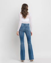 Load image into Gallery viewer, HIGH RISE DARK WASH FULL LENGTH BOOTCUT JEANS
