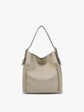 Load image into Gallery viewer, Alexa Faux Canvas Hobo Bag
