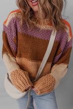 Load image into Gallery viewer, Golden Hour Colorblock Sweater
