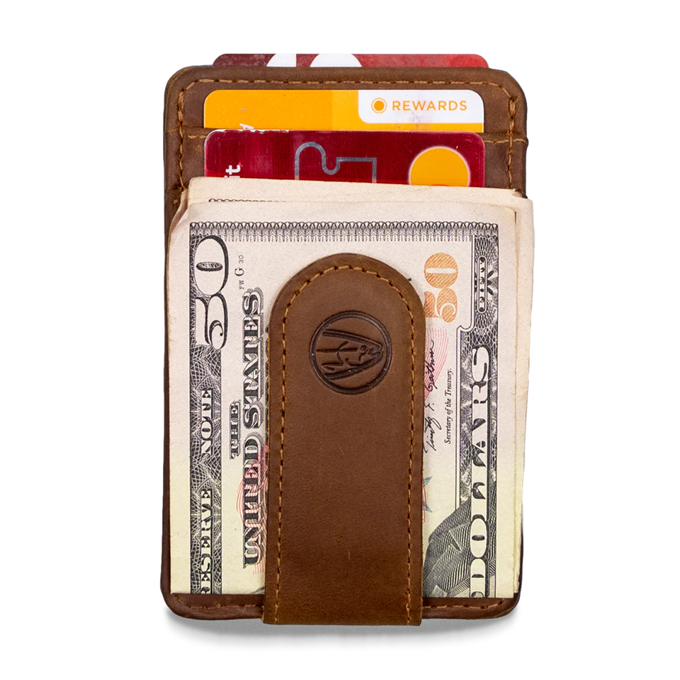 STLHD LEATHER MONEY CLIP WALLET