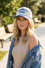 Load image into Gallery viewer, Baseball Mom Two Tone Cotton Hat
