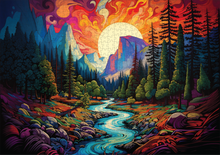 Load image into Gallery viewer, Chromatic Cliffs Classic Jigsaw Puzzle 1000PC
