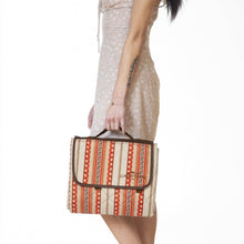 Load image into Gallery viewer, Chinlee Printed Stripe Picnic Blanket
