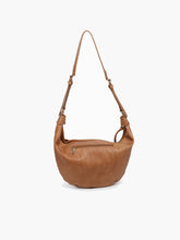 Load image into Gallery viewer, Leigh Distressed Hobo Bag: CARAMEL
