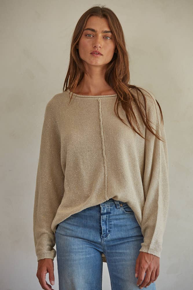 Champagne Glow Sweater