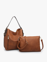Load image into Gallery viewer, Alexa 2-in-1 Hobo Bag w/Dual Zip Compartments | M1816A
