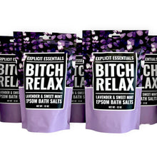 Load image into Gallery viewer, Bitch Relax Bath Salts 12oz Bag
