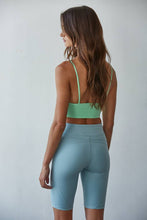 Load image into Gallery viewer, Seamless Ribbed Triangle Chest Spaghetti Strap Brami
