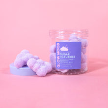 Load image into Gallery viewer, Lavender and Patchouli Exfoliating Sugar Scrubbies
