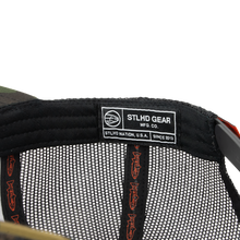 Load image into Gallery viewer, STLHD Camo Snapback Trucker Hat
