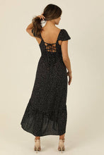 Load image into Gallery viewer, Classic Charm Black Pokadot Dress
