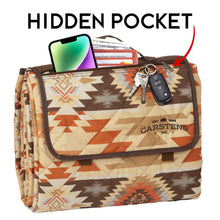 Load image into Gallery viewer, Aztec Printed Stripe Picnic Blanket
