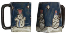 Load image into Gallery viewer, Mara Stoneware Snowman Square Mug
