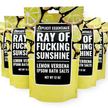 Load image into Gallery viewer, Ray of Fucking Sunshine Bath Salts 12oz Bag
