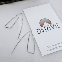 Load image into Gallery viewer, Triangle Threader Earrings
