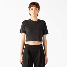 Load image into Gallery viewer, Plentywood Cropped T-Shirt Black
