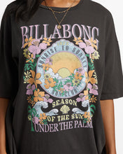 Load image into Gallery viewer, Under The Palms Oversized T-Shirt Off Black
