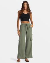 Load image into Gallery viewer, Precious High-Waist Solid Cargo Pants
