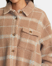 Load image into Gallery viewer, BIRDIE SHACKET FLANNEL JACKET WARM TAUPE
