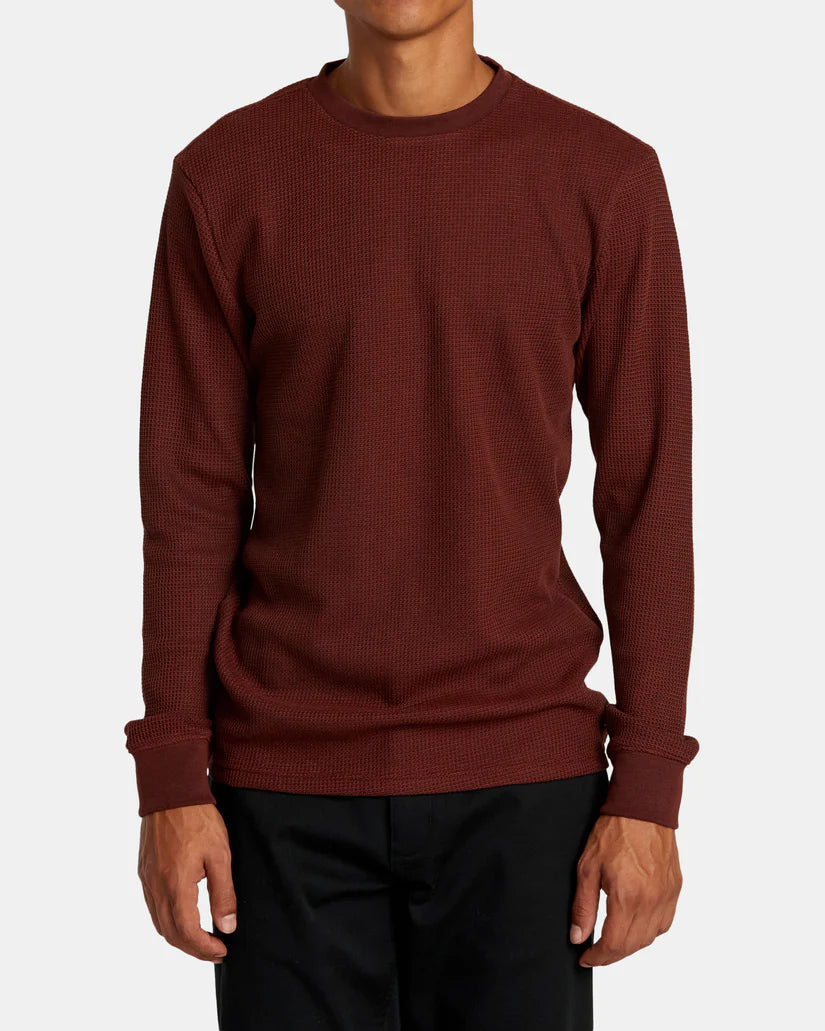 Dayshift Long Sleeve Thermal Shirt Red Earth